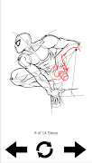 Wie man Spider-Man zeichnet Screenshot 3