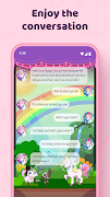 Talking Unicorn - Virtual Chat اسکرین شاٹ 5