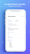 Location based reminder screenshot 1