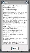 Prysmian Group Voltage Drop screenshot 4