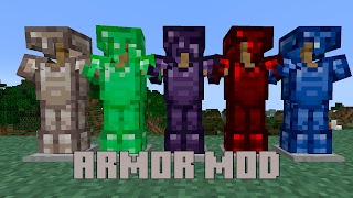 Armor Mod for Minecraft PE 海報