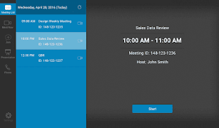 RingCentral Meetings Rooms screenshot 1