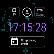 Text Grid Watch Face screenshot 1