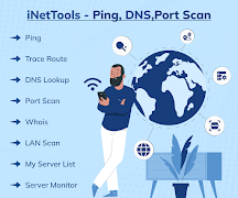 Network Tools, Port Scanner Affiche