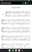 برنامه‌نما Random Music Sheet عکس از صفحه