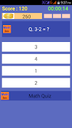 Math Quiz স্ক্রিনশট 1