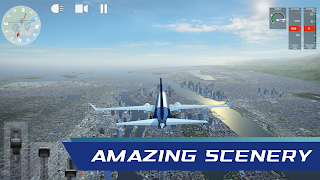 Flight simulator: العاب طيارات تصوير الشاشة 1