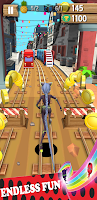 Subway Lady & Princess Bug Run Plakat