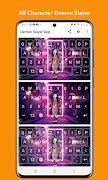برنامه‌نما Demon Slayer Keyboard Themes عکس از صفحه