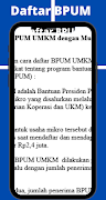 Daftar BPUM 海报