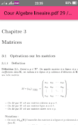 Maths: cours algebre lineaires imagem de tela 2