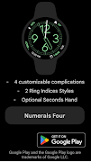 Pixel Watch 2 Face IV تصوير الشاشة 1