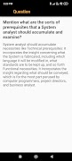 System Analyst Interview تصوير الشاشة 4