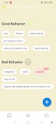 3 Schermata Daily Behavior