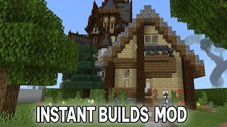 برنامه‌نما Instant Building Mod Minecraft عکس از صفحه