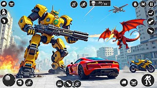 transformasi kereta robot naga syot layar 5