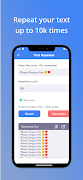 Répéteur de texte capture d'écran 6