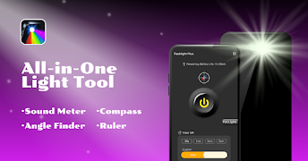 Flashlight Plus: Flash Alert اسکرین شاٹ 5