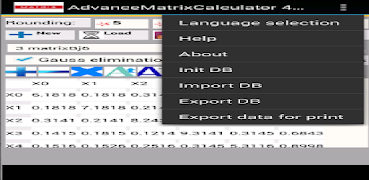 Advanced Matrix Calculator ภาพหน้าจอ 7