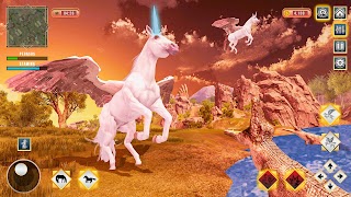 3 Schermata simulatore di unicorno volante