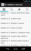 40 Hadithet e Neveviut plakat
