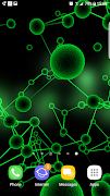 برنامه‌نما Molecules 3D Live Wallpaper عکس از صفحه