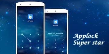 AppLock Theme Super Star 스크린샷 3