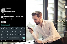 HTML CSS EDITOR for Frontend Developer پوسٹر