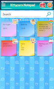 Kittycorn Notepad (พร้อมรหัสผ่ ภาพหน้าจอ 6