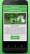 برنامه‌نما Mutant Mod For Minecraft عکس از صفحه