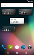 Poster World Clock Widget