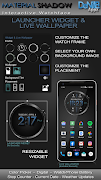 Material Shadow HD Watch Face ภาพหน้าจอ 3