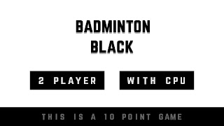 Badminton Black screenshot 7