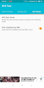 برنامه‌نما GPS Test عکس از صفحه