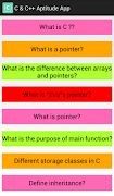 C and C++ Aptitude स्क्रीनशॉट 2
