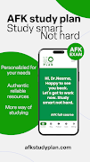 AFK study plan পোস্টার