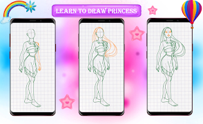 5 Schermata How to Draw Princess
