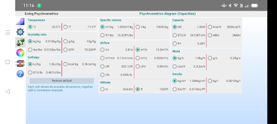 Living Psychrometrics syot layar 3