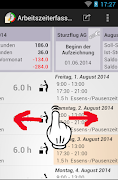 Arbeitszeiterfassung স্ক্রিনশট 1