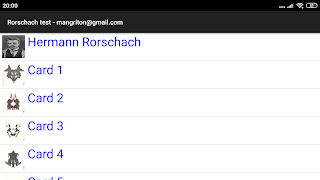 Rorschach test Plakat