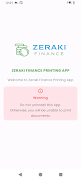 Zeraki Finance Printer poster