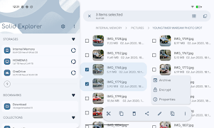 برنامه‌نما Solid Explorer File Manager عکس از صفحه