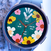 Flower Watch Face 스크린샷 4