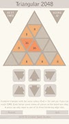 Triangular 2048 Pro captura de pantalla 1