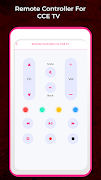 Remote Controller For CCE TV スクリーンショット 4