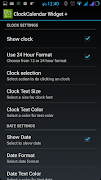 Clock Calendar Widget + syot layar 4