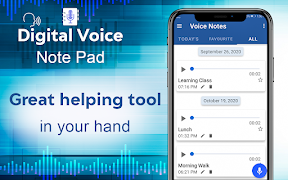 Digital Voice Note Pad screenshot 1
