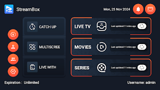 Streambox - IPTV player Screenshot 4