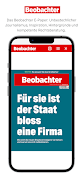 Beobachter E-Paper poster
