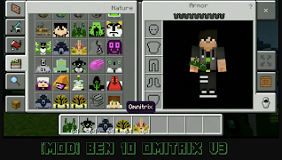 برنامه‌نما Mod Ben Alien MCPE V3 - Addon  عکس از صفحه